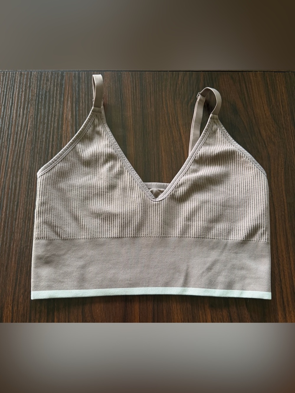 LARGE Harper Wilde Ribbed Seamless Triangle Bralette